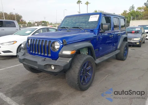 2020 Jeep Wrangler Unlimited Sport Altitude 4X4 из США, поврежденный, VIN 1C4HJXDM5LW320860